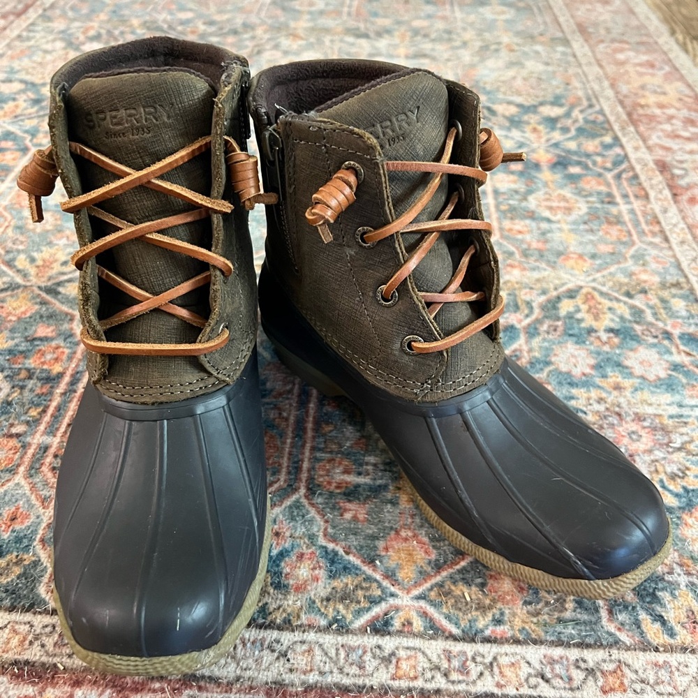 Sperry Women's Duck Boots - Brown and Black